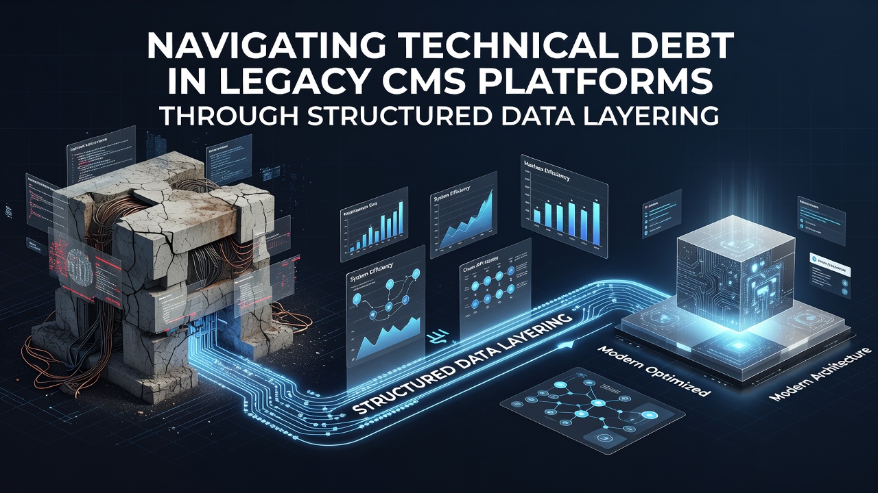 Navigating Technical Debt in Legacy CMS Platforms Through Structured Data Layering